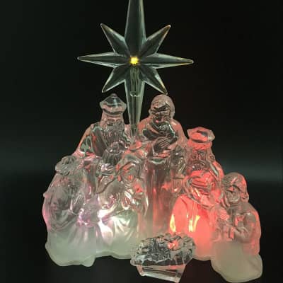 圣誕工藝禮品耶穌QYX-023-七人組五星馬槽